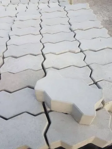 Pisograma de concreto